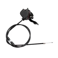 Thumb Throttle Accelerator Brake Lever Cable For 50cc 70cc 90cc Lever +Cable