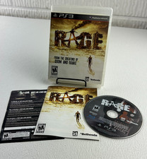 RAGE Anarchy Edition PS3 Complete CIB Tested Working Authentic Bethesda 2 Disc