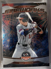 2026 Panini Stars & Stripes Prizm - Fireworks Grady Emerson #17 (RC)