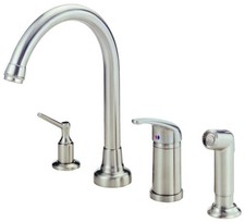 Gerber D409112 Melrose Kitchen Faucet - - Stainless Steel