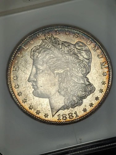 1881 S Morgan Silver Dollar - Old Fatty Holder! NGC MS62 - Ships Free!