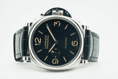 Panerai Luminor Due 3 Day Automatik 45 mm PAM 00674 PAM00674 45mm schwarzes Zifferblatt...