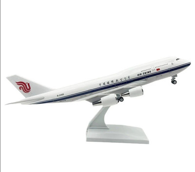 30CM AIR CHINA BOEING 747-400 Passenger Plane Landing Gear  Resin Aircraft Model