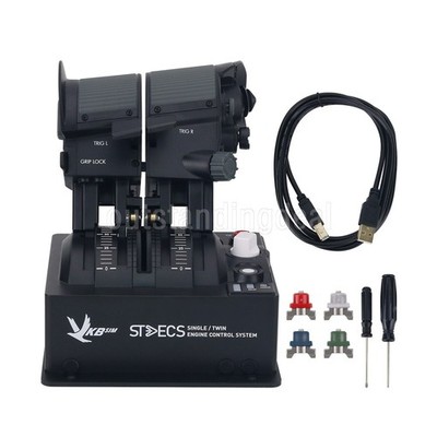 VKBSIM STECS Mini Flight Throttle Game Single/  Engine Control System ot25 #ea