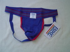 NEW MENS BIKE BLUE MESH JOCKSTRAP SIZE SMALL