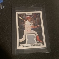 2008 Topps - Retail Relics Aaron Rowand #TR-AR (MEM) Phillies Game Used Patch