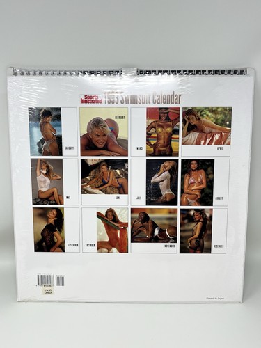 1993 Sports Illustrated Swimsuit Calendar Kathy Ireland cover 15x15” Sealed New - Picture 2 of 4