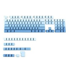 134pcs Mechanical Keyboard Keycaps Color PBT Keycaps, Side Engraving Keycap Set
