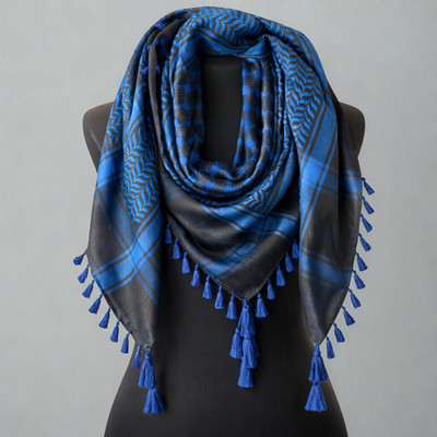 Premium Military Shemagh Tactical Desert Scarf Soft Woven Cotton Keffiyeh Wrap