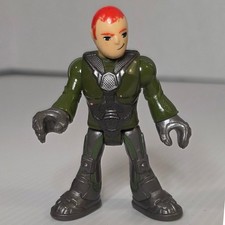 Fisher-Price Imaginext Dino Rider Apatosaurus Figure Green Armor