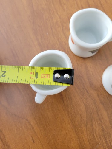 3 X Mini Taza de Cerámica BALONCESTO De Colección 1997 Deporte Miniatura Taza Máquina Expendedora - Imagen 5 de 5