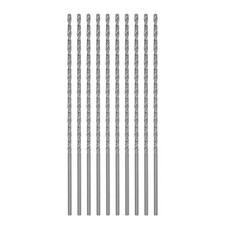 10pcs Extra Long Drill Bits 2mm HSS High Speed Steel Drill Bit 100mm Length