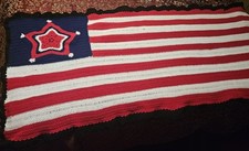 90"x36" Flag Bed Sofa Throw Blanket Red White Blue Texas