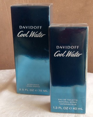 Davidoff Cool Water After shave 75ml/EdT 40ml; NEU+OVP