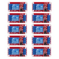 10Pcs Relay Module DC 12V Relay Board 1 Channel with Optocoupler Isolation Suppo