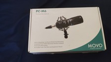 Movo PC-M6 Universal Cardioid Condenser Microphone - Excellent Condition
