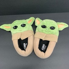Star Wars Mandalorian The Child Plush Baby Yoda Grogu Slippers Kids Size 4 / 5