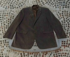 Lauren Ralph Lauren Mens 46L Blazer Coat Brushed Micro Corduroy Gray Career