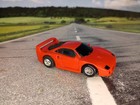 Race & Chase Red Ferrari F-40  Tyco U-Turn Slot Car Runs Great  — photo 9