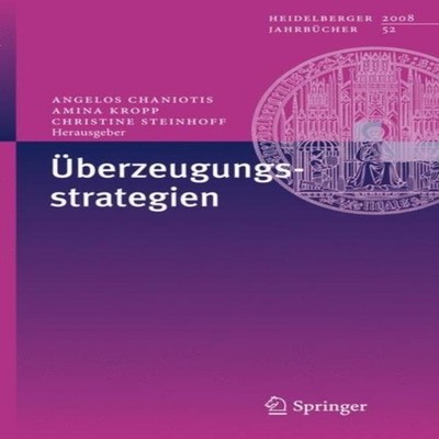 Uberzeugungsstrategien Springer Nature B.V. Paperback Springer Na