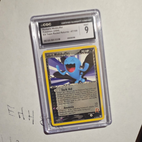 Rocket's Wobbuffet graded CGC 9 for sale on eBay