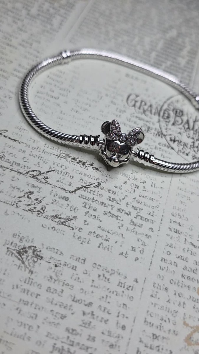 Bracelet Pandora Disney Minnie Mouse Size 19 Sterling Silver 925