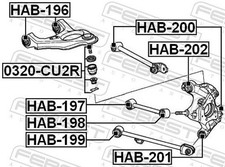 Für FEBEST HAB-201 REAR KNUCKLE BUSHING