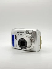 Olympus Digital Camera FE-100 4.0MP Silver - TESTED & WORKING ✅✅