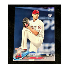 2018 Shohei Ohtani Rookie Topps White Jersey Angels MLB Baseball Card #700