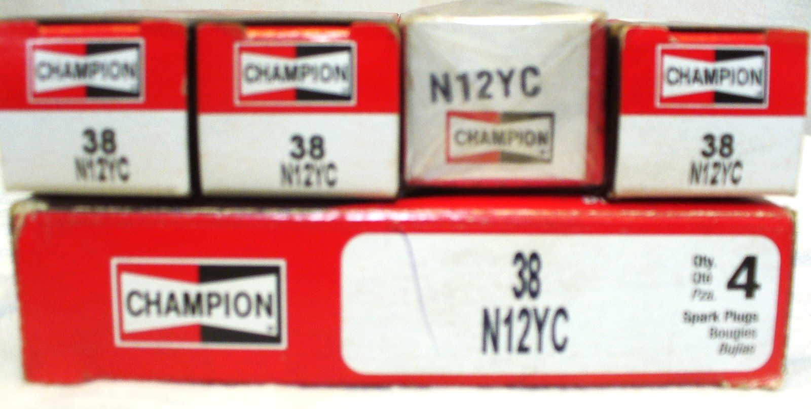 Champion Spark Plug 38 N12YC Pack of 4, Select AMC, Chevy, Dodge, Chrysler etc..