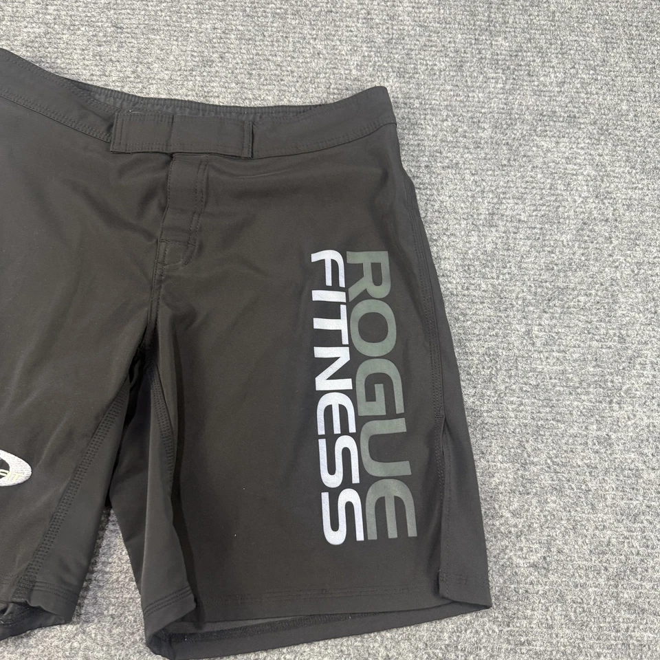 Pantalones Cortos Rogue Fitness CrossFit Para Hombre Talla 36 Negro Gimnasio Entrenamiento Poliéster Foto 2 de 4