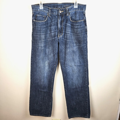 VTG Gap Baggy Fit Jeans Mens 32x32 FIT 32X30 Blue Faded Loose Fit Y2K Skater