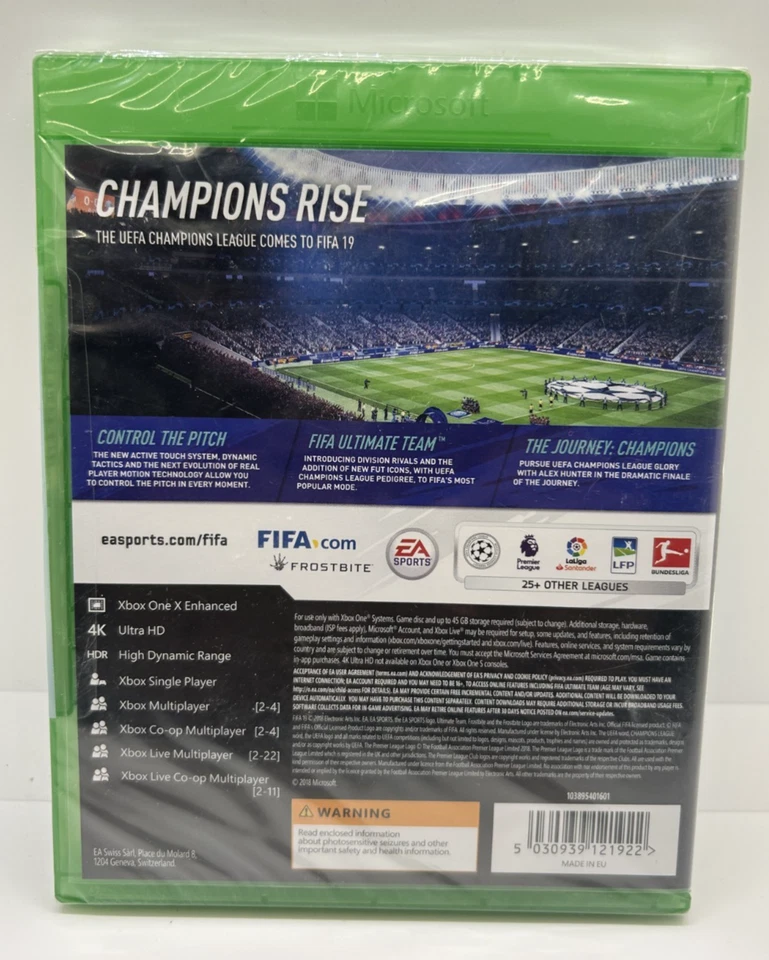 FIFA 19 - Xbox One - Brand New FACTORY SEALED - SHIPS FAST! - Image 2 of 3