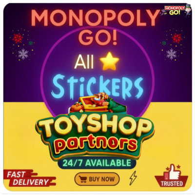 Monopoly Stickers Go 1-6 Stars Partners Event Available CHEAPEST PRICE 24/7
