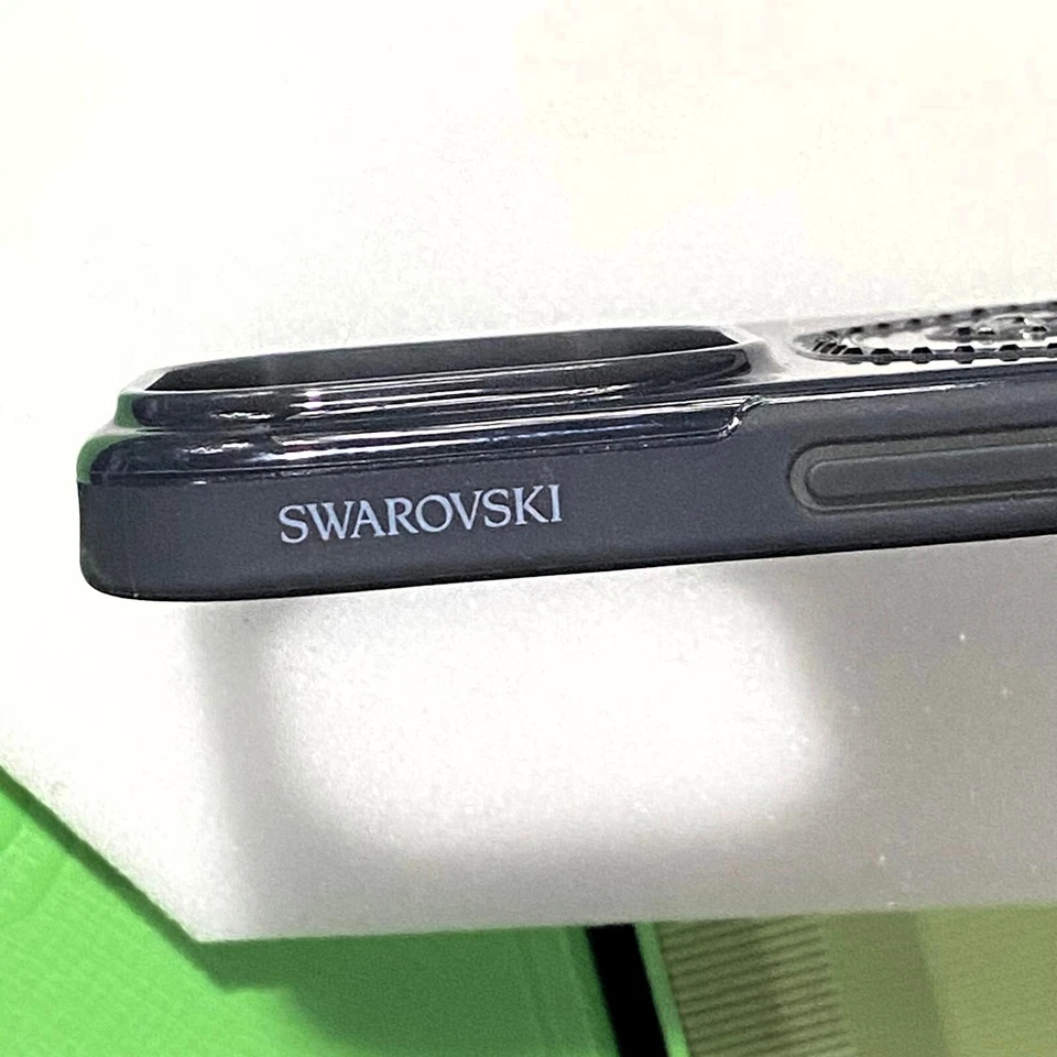 Swarovski Signum iPhone 14 Pro Smartphone Case Crystal Swan, Black - Image 4 of 4