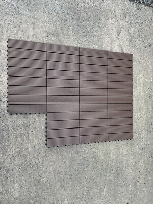 1m² 11x Garten Terrasse Verbund Terrassendielen Bodenfliesen 300 x 300 mm NEU