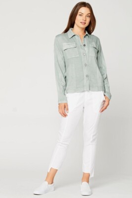 XCVI Prairie Trucker Jacket Dewkist