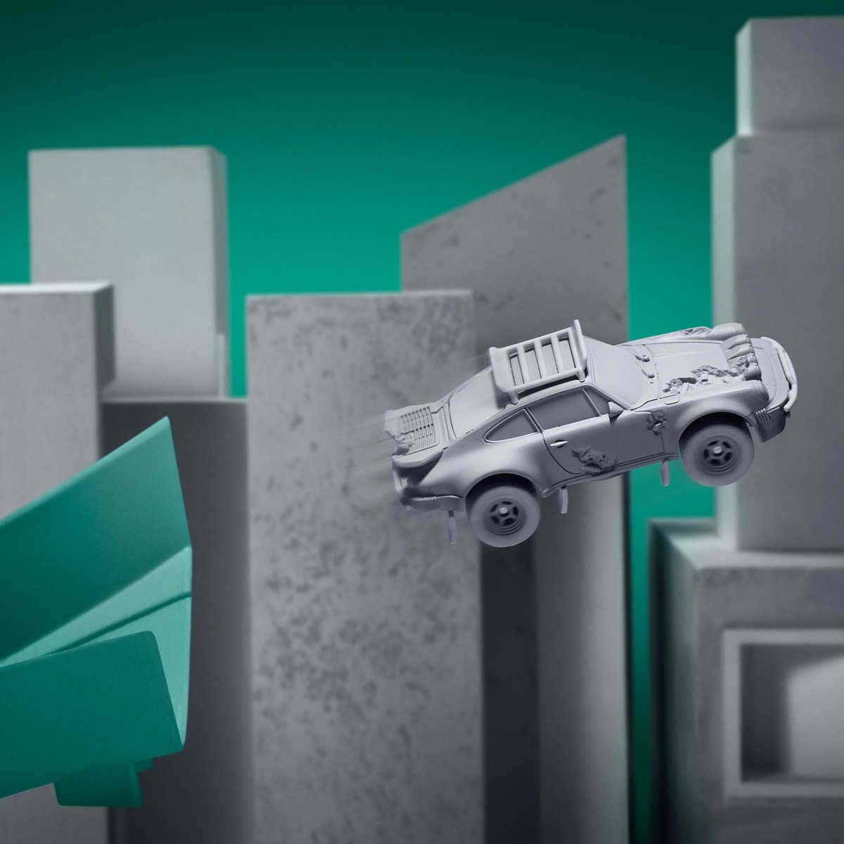 Hot Wheels X Daniel Arsham – Porsche Safari Eroso – Edizione Limitata 2024 Scala 1:64