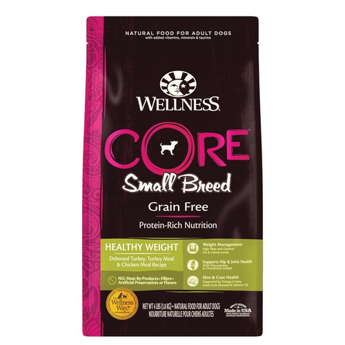 Image showcasing Wellness CORE Natural Grain Free Dry Dog Food, Small Breed Healthy ...