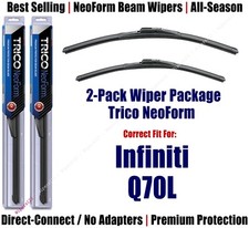2-Pack Super-Premium NeoForm Wipers fit 2015+ Infiniti Q70L - 16260/190