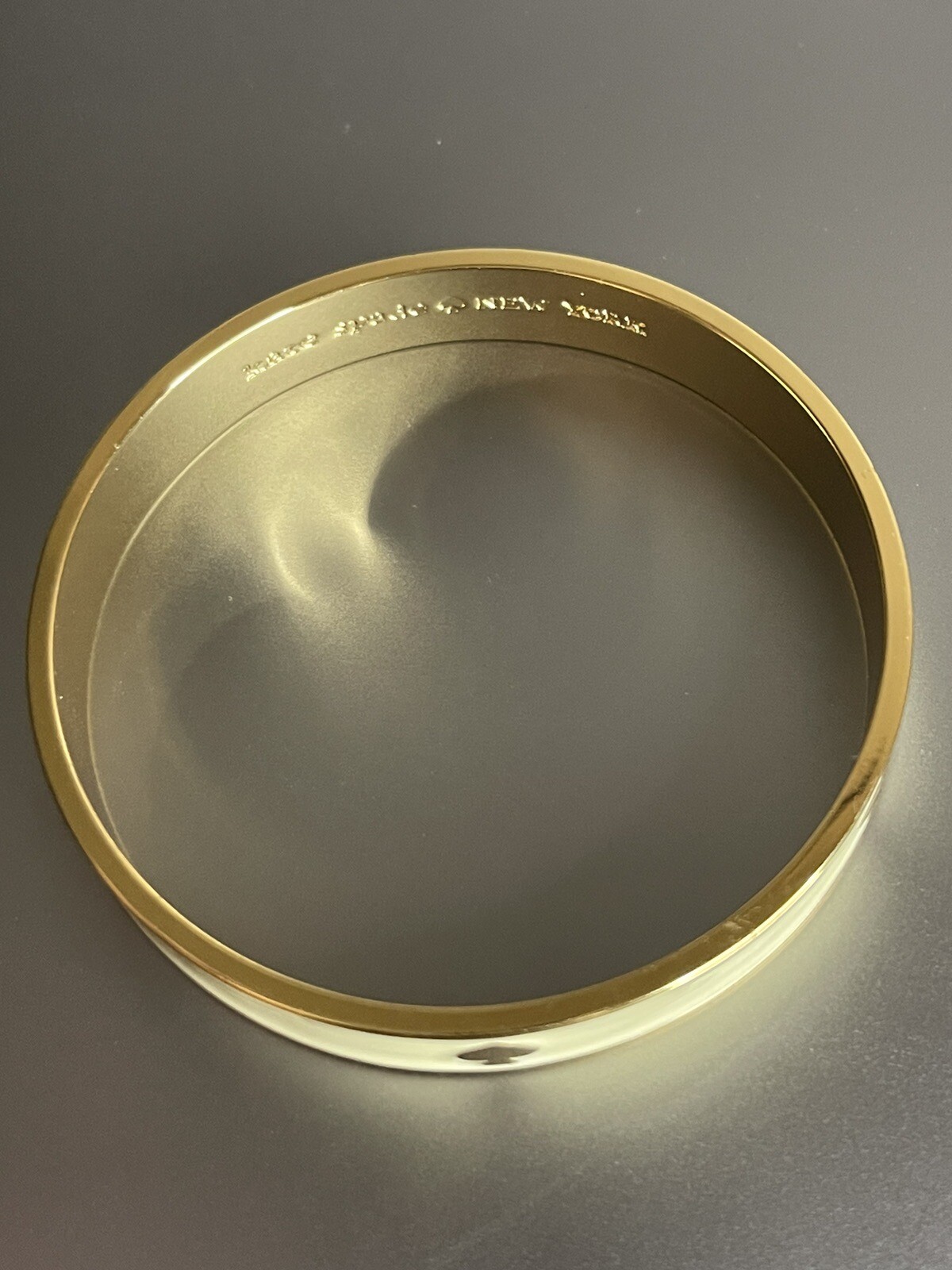 Kate Spade SIX OF SPADES LOGO BANGLE authentic design… Gem