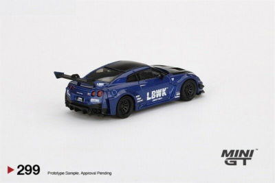 Mini GT 1:64 LB-Silhouette WORKS GT 35GT-RR Ver.2 LBWK Blue in box