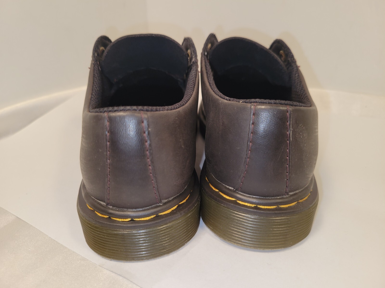 SAOLA Scarpe da bambino Dr. Martens Oxford pelle marrone ragazzi US 11 suola ammortizzata ad aria pulita