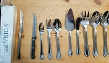 49 piece Stainless Steel Flatware mixed Set 