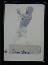 SAM THOMPSON 2018 LEAF PERFECT GAME NATIONAL PRINTING PLATE AUTO RC #1/1 AN4292