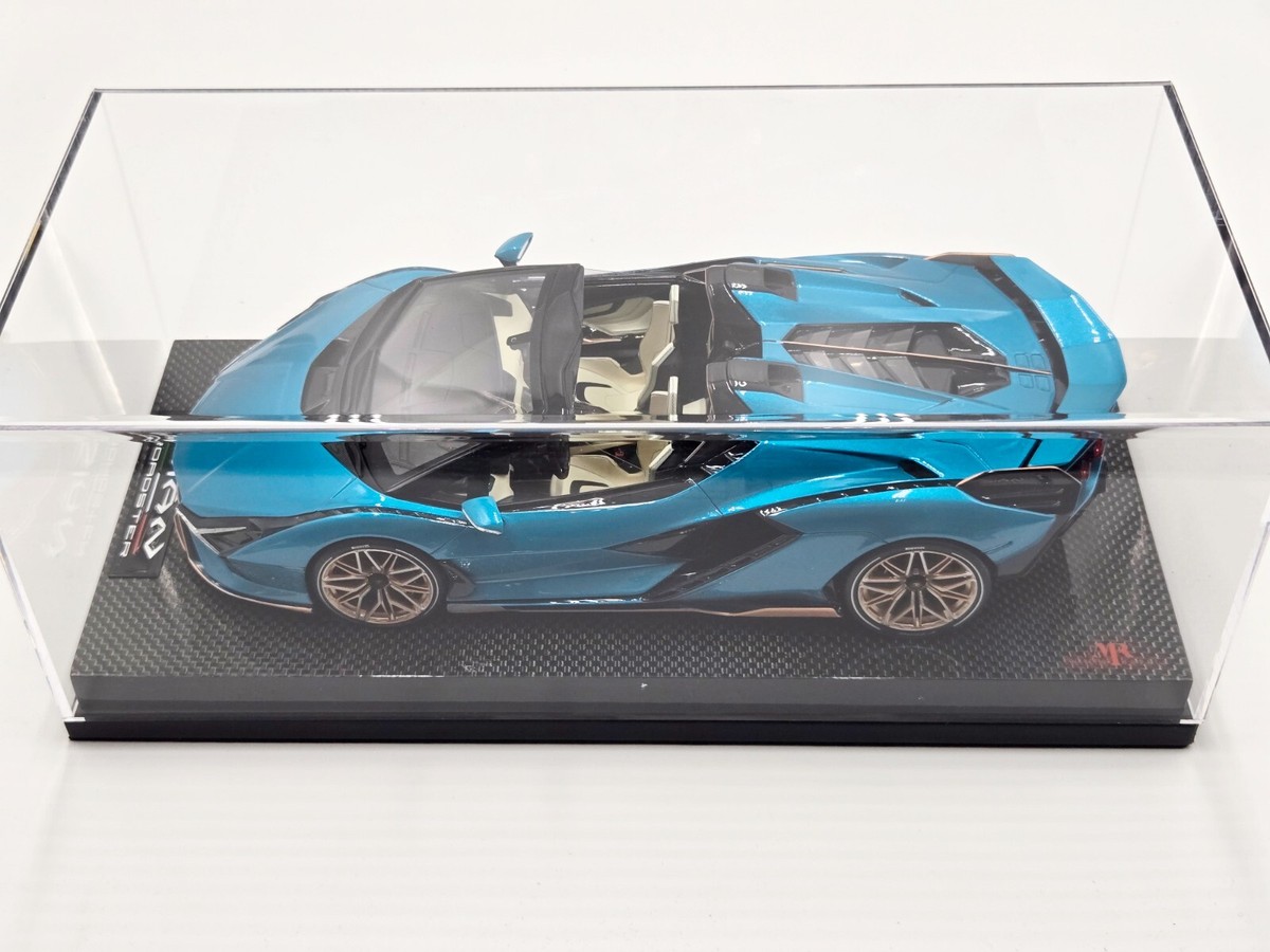 MR Lamborghini Sian Roadster Blue Uranus, Carbon Base - Limited