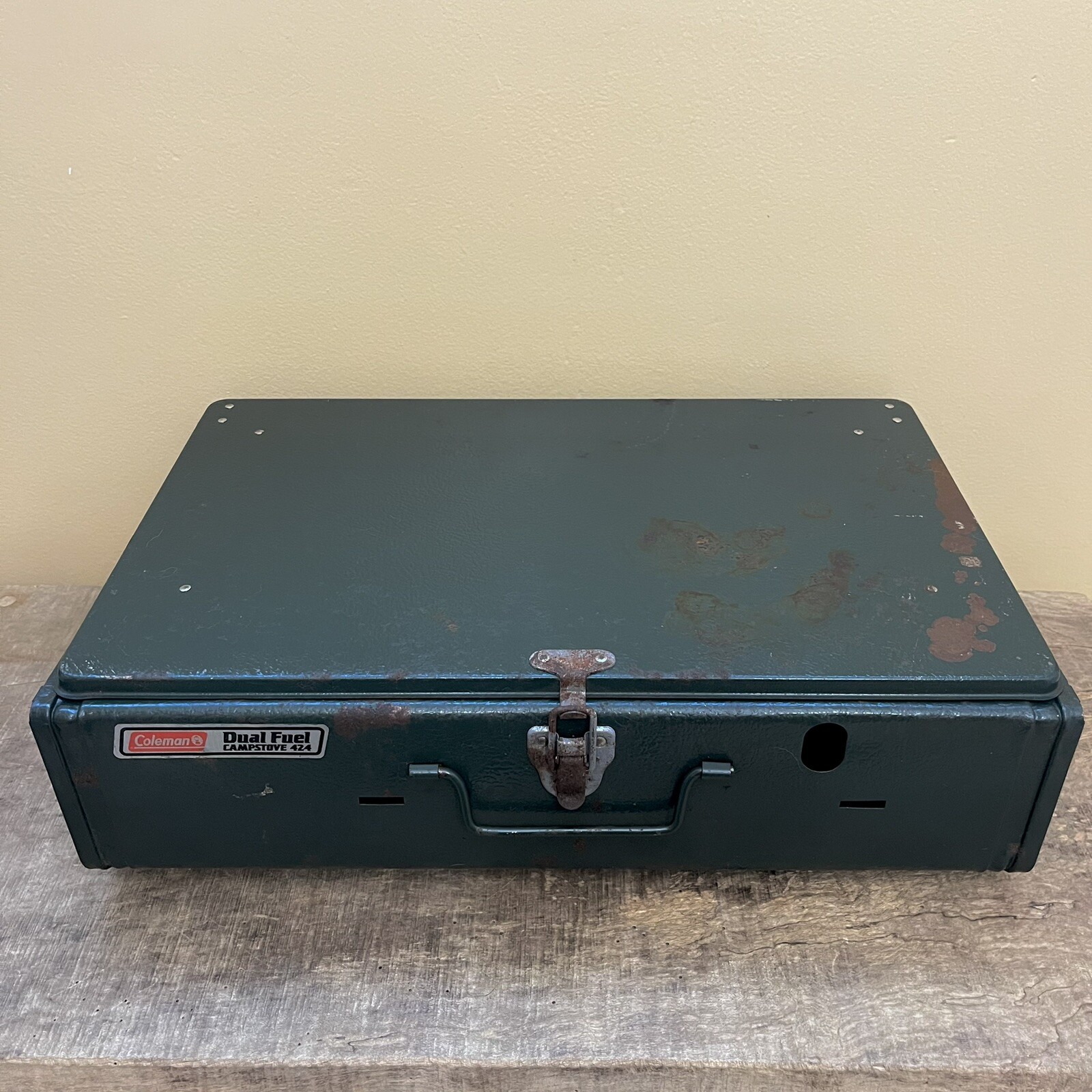 Vintage Coleman 2 Burner Dual Fuel Camp Stove 424 eBay