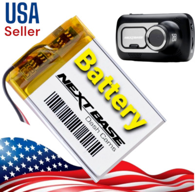 Nextbase 522GW Dash Cam Replacement Battery Upgrade Lipo Rechargeable Battery
