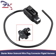 Starter Motor Solenoid Wire Plug Connector Pigtail Harness For Toyota Corolla