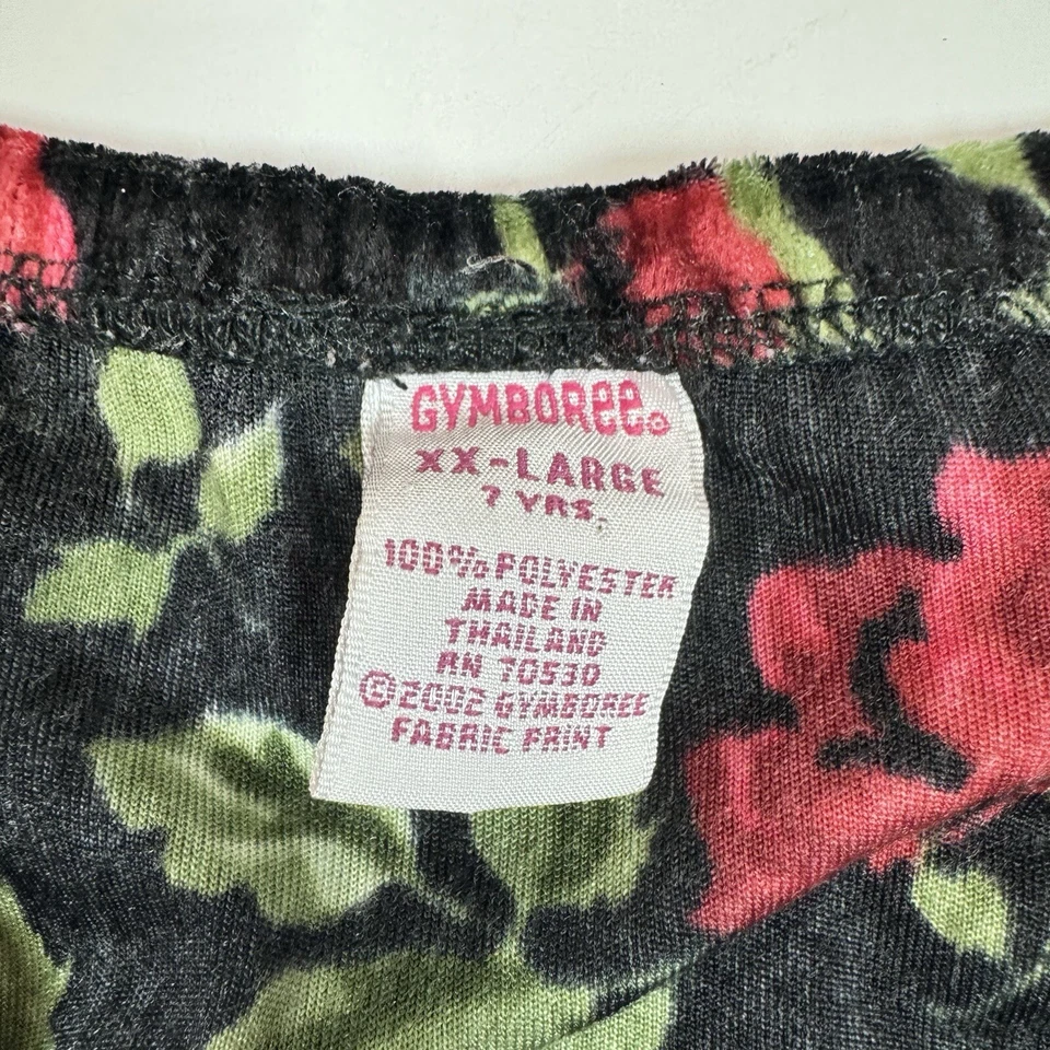 Y2K 2002 Gymboree Girls Velvet Floral Skirt Ruffle Size 7 Years - Image 4 of 4